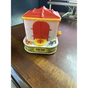Vintage 1977 Jasco King Koin Savings Windup Bank Works See Video